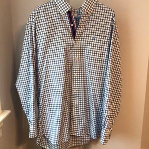 Southern Tide Men’s Gingham Sport Shirt Size L